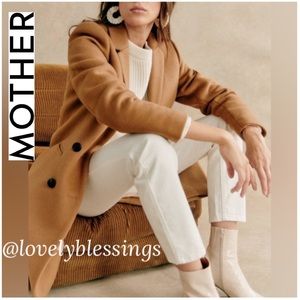 MOTHER Jeans The Dropout Whipping The Cream Jeans White Size 26